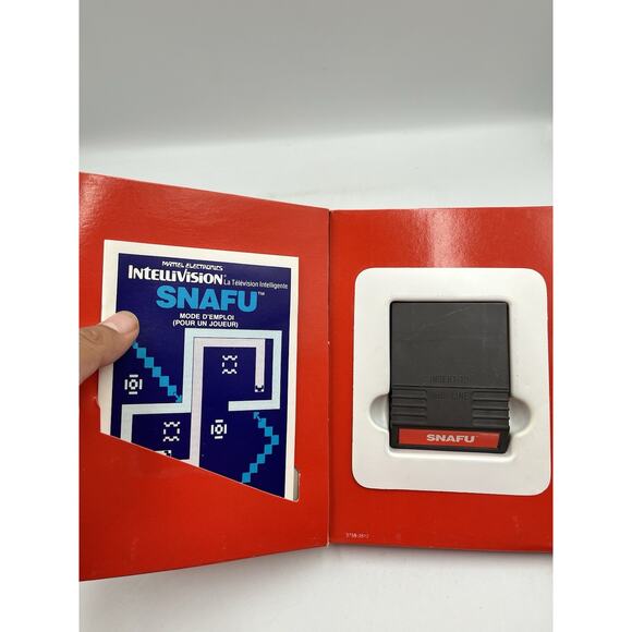 SNAFU Intellivision Inc. Video Game. Complete In Box with manual & Overlay - Picture 7 of 11